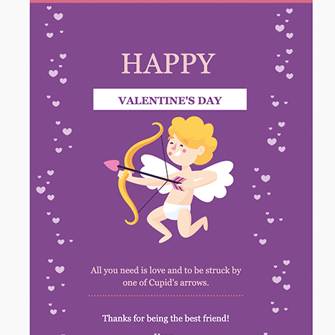 Cupid's Arrow Valentine's Day eCard